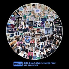 슈어마켓 제로베이스원 ZB1 비공굿 도무송 스티커 증명사진, 2024 시즌그리팅