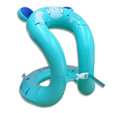 WEKO 兒童S型泳圈 WE-S01 游泳圈 兒童泳圈 浮力游泳圈, 1個, 中號(綠)適用：身高約130〜150公分