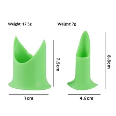1/5개입 창의적인 고추 씨 제거기 코어링 장치 과일 커터 주방 가정용 도구, 04 Green