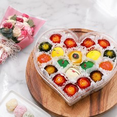 엠케이크 Special 떡케이크 D 선물세트 생일 케익 기념 생신 칠순, 1.2kg, 1세트, S/떡케이크D/꽃20_NEW
