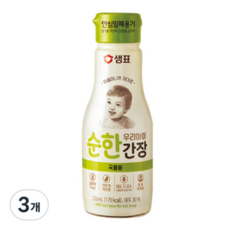샘표 우리 아이 순한 간장 국물용 200ml, 15개, 상세 설명 참조