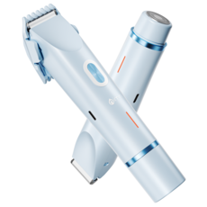 nimin 여성 브라질리언 제모기 비키니라인 면도기 Y존 제모기 모근제거기, 블루, ZB-0236L, 전기면도기