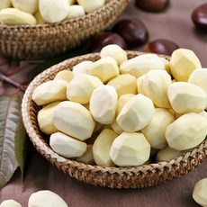 쿡대밥상 먹기 편하게 껍질을 벗긴 오독오독 깐밤, 3개, 200g