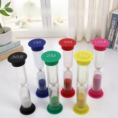 학습 공부 시간체크 다색상 6단계 컬러별 타임워치 플래닝, 6개한세트