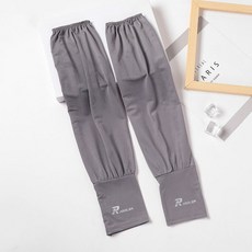 ANQIXI AX07 남성용 여름 루즈한 아이스 실크 슬리브 야외 사이클링 야외 스포츠 아이스 슬리브 자외선 차단 냉각 팔 슬리브 팔 슬리브, Deepgray, R logo, 1개