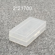 배터리 홀더 헤드셋 파워 케이스 하드 플라스틱 4 보관함 투명 4AA 케이스 18650 4AAA 18650 뱅크 26650 충전식, 7) 2x21700, 1개, 7. 2x21700