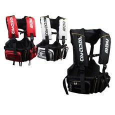 루코 2024 선상 갯바위 겸용 구명복 낚시용 구명조끼, 레드 프리