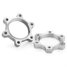 KIEVODE2 PCS 44MM 자전거 프리휠 나사형 허브 디스크 알루미늄 합금 브레이크 로터 6 볼트 플랜지 어댑터