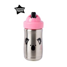 토미티피 유아용 빨대컵 보온보냉, 핑크(코알라), 1개