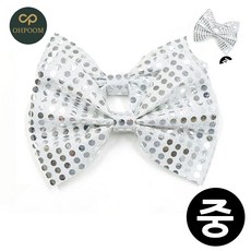 [픽커] 커플나비넥타이 유아용나비넥타이 아기나비넥타이 화이트 나비 넥타이 중형 2개입