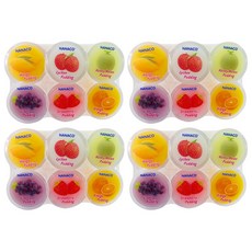 나나코 어솔티드 푸딩, 648g, 4개