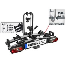 EUFAB Premium II Plus 拖式腳踏車架 13pin插頭 可開尾門, 1個, EUFAB Premium II腳踏車架