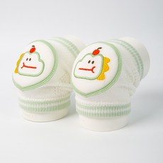 寶寶護膝夏季薄款可調節嬰兒爬行膝蓋保護套幼兒小孩學步防摔神器, 1個, 套筒款-蘋果恐龍:如圖