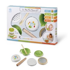 @企鵝寶貝@KUKU 酷咕鴨 寶寶副食品料理器七件組 /食物調理器 七件組 嬰兒禮盒 彌月禮盒 KU5307, 1個, 綠色、白色, 研磨器、榨汁器、杯蓋(盤)、幼兒匙、搗物杯、濾網、搗碎器