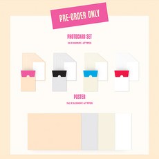 트와이스 미니 11집 : BETWEEN 1&2 정품 특전포토카드 포스터, Only D버전(레드) 특전포카 1세트