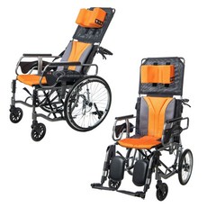 來而康 均佳 機械式輪椅 JW-020 鋁合金 躺式 仰躺 輪椅B款補助 附加功能A B 贈輪椅置物袋, 1個, 16吋,22吋, 座寬16吋 後輪22吋