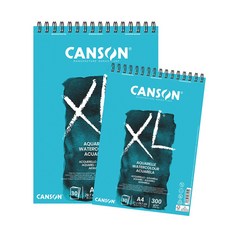 캔숀 XL 수채 스프링스케치북 300g A5 20매 드로잉 워터북 미술 채색, 단품, 단품