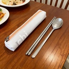 環保帆布學生旅行收納筷子勺子套裝長條收納袋餐具收納外出, 1個, 旅行收納筷子勺子套裝長條收納袋餐具收納, 筷子勺子套裝長條收納袋餐具收納