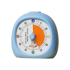 자기 훈련 시각적 타이머 시간 관리자 주방 알림 60분 카운트다운 어린이 학습, 04 Blue