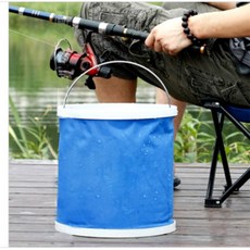 접이식 버켓 세차바구니 낚시물고기가방 낚시물고기통