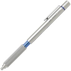 UNI三菱 SHIFT可伸縮長筆尖精密繪圖筆自動鉛筆0.5mm金屬低重心防滑細網壓花製圖筆素描筆, 1個, 銀色M5-1010.26, 0.5mm