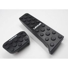 捷威 LEXUS LBX 圓點鋁合金油門踏板 煞車踏板 防刮板 飾板 鋁合金 防刮 美觀 腳踏板, 黑