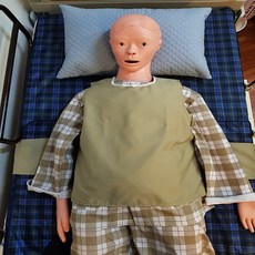 어깨 가슴 억제대 조끼형 지지대 침상환자 고정벨트, S, 1개