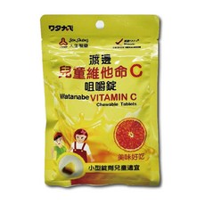 人生製藥 渡邊兒童維他命C咀嚼錠 美味好吃 兒童適宜 144錠, 1個, 144顆