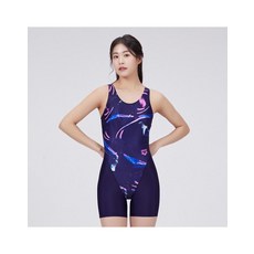 아레나 수영복 와이드 3부 반신 U백 A5SL1PL85DPL