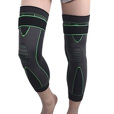 무릎아대 요가 배구 고탄력 3D 스트랩 LT 롱무릎보호대, L, 1개