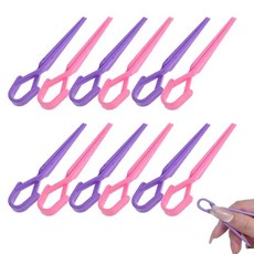 CYBRIDGE 네일 클립 다기능 네일 액세서리 네일 프로텍터 손가락용 매니큐어 프로텍터 젤네일 넘침 방지 미끄럼 방지 매니큐어 클립 프로텍터 12개입