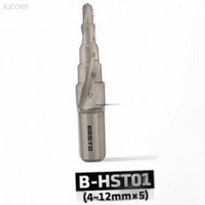 베스토 헬리칼 스텝드릴 6 18mm 2mm증분 HST03 싱크대홀가 배관타공 DIY금속가공, 1개