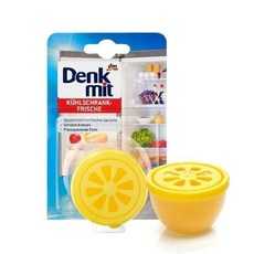 Denkmit 冰箱清新劑 檸檬造型 有效消除異味 維持食物新鮮 40g, 1個