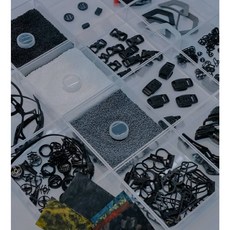 KPLUS安全帽內襯/下巴墊/扣具零件：提升舒適度與安全性，多款可選, 1個