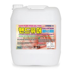산케미칼 핸드퓨어 핑크 젤비누 18.75L 물비누 액체비누 리필 대명크린, 1개