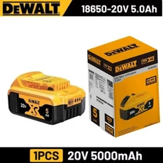 오리지널 DEWALT 20V 배터리 6AH 충전식 리튬 이온 배터리 충전기 DCB805 브러시리스 전동 드라이버 드릴, 09 20V 1PCS  5.0Ah