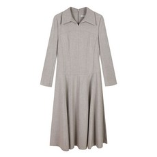 미센스 오픈카라 벨티드 원피스 MB49OPM108A