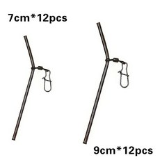 구리 낚시 밸런스 커넥터 피더 낚시용 엉킴 방지 스위블, 2. mix 24pcs