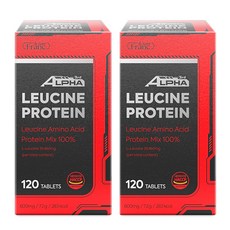 100% 알파닌 3세대 류신 근육 단백질 BCAA 보충제 wpi isp, 2개, 120정