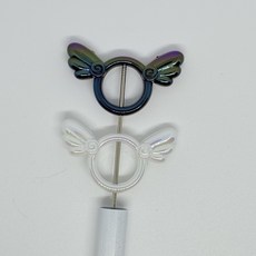 볼펜꾸미기 볼꾸 동대문 DIY 캐릭터 알록달록 미니 파츠 천사 링 날개 엔젤, 상세페이지 참조, 상세페이지 참조