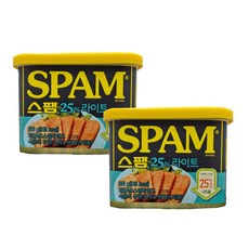 스팸 25% 라이트 햄통조림, 300g, 2개