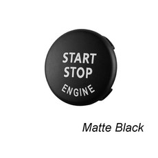 자동차 엔진 시작 버튼 E93 E91 E90 E92 DS-MA 용 E83 E87 E60 액세서리, Matte Bla