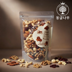 동글나무 갓 구운 프리미엄 견과류 믹스넛, 500g, 1개, 갓 구운 믹스넛 (크랜베리)