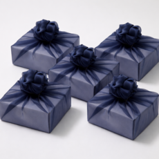 미담 크리스탈 보자기 선물 포장용 30x30cm, 5개, 곤색