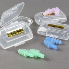 아레나 수영 수영장 귀마개 남녀노소 공용 수영용품, 블루, 1세트