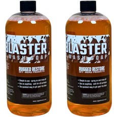 머드 블래스터 발포 세차 비누 2개 32온스 쿼트 병