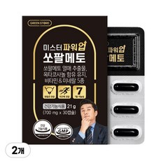 그린스토어 미스터 파워업 쏘팔메토, 2개, 30정