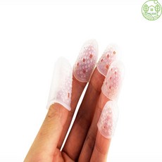 루엔룸 투명 실리콘 골무 굳은살방지, S