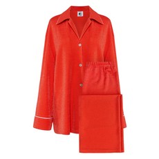 슬리퍼 새턴 파자마 세트