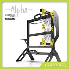 ALPHA V2.0 DIY 맞춤형 수냉식 전체 알루미늄 개방형 섀시 컴퓨터 호스트 Atx